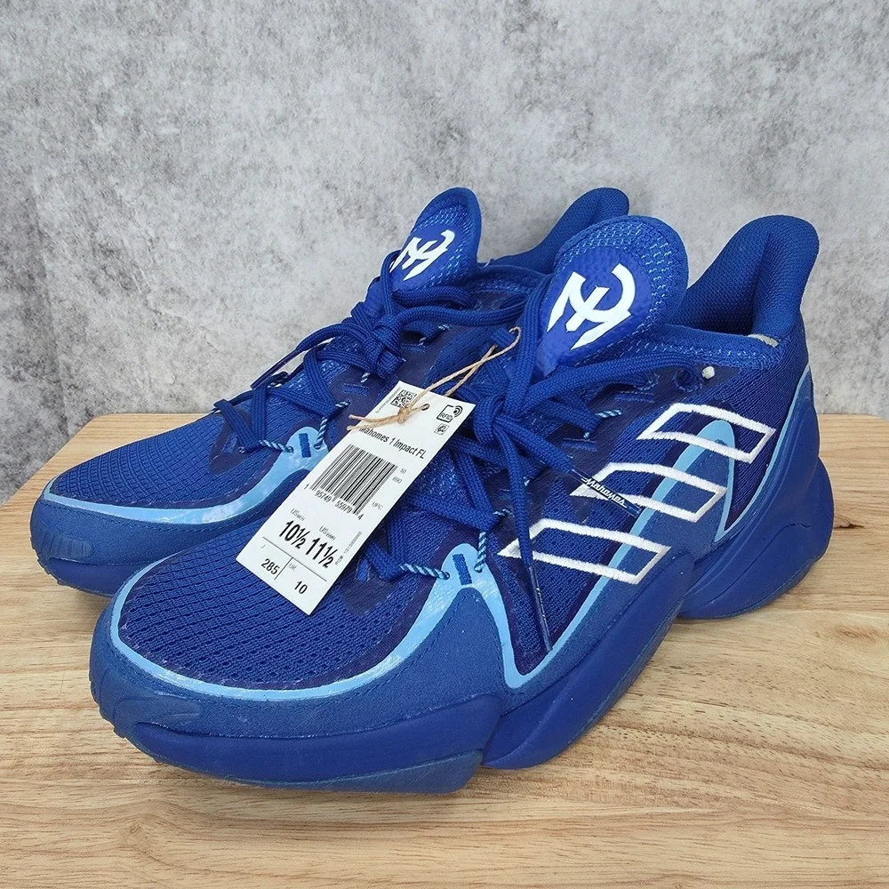 Adidas Mahomes 1 Impact Flex Sneakers Mens 10.5 Royal Blue IF4803‎ Shoes